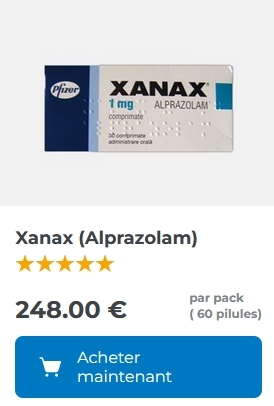 Xanax 0,25 mg : Anxiolytique et Sédatif